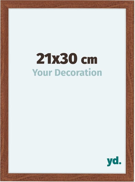 Your Decoration - Fotolijst 21x30 cm - MDF - Walnoot - Como