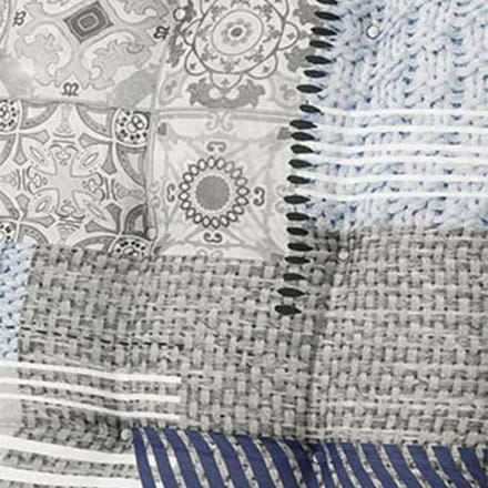 Madison Florance zitkussen 47x47 cm Kell blue