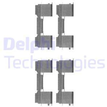 Toebehorenset, schijfremblok DELPHI LX0478