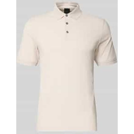 Bugatti Herren Poloshirt met katoenen structuur