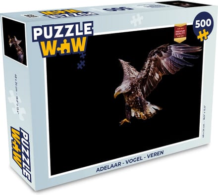 Puzzel Adelaar - Vogel - Veren - Legpuzzel - Puzzel 500 stukjes