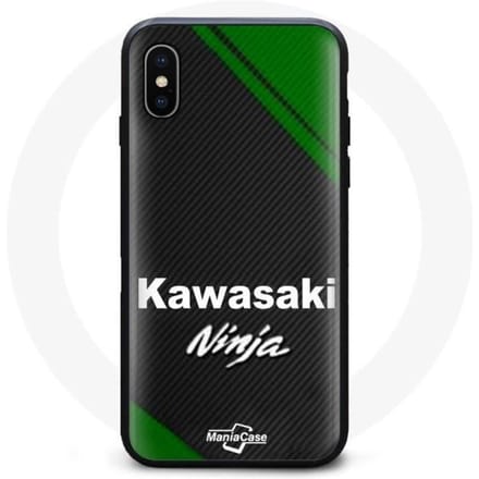 Coque - Kawasaki - Iphone XS Max - Souple - Noir - Motif Ninja