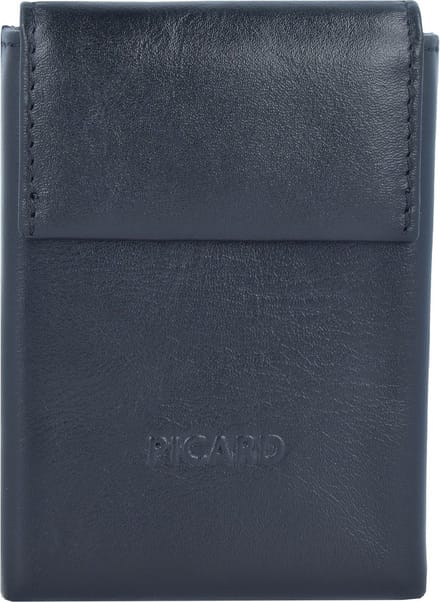Picard Apache Kredietkaart etui Leer 7 cm - 7 Sleuven - schwarz