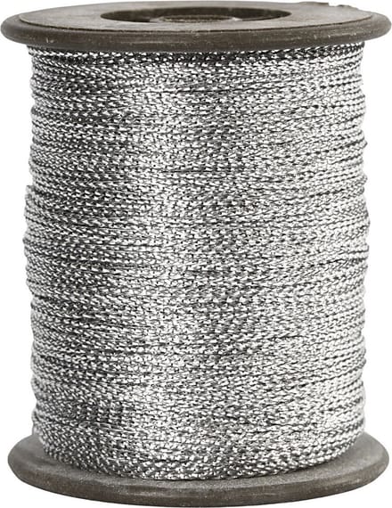 Creotime Zilverdraad, dikte 0,5 mm, zilver, 100 m