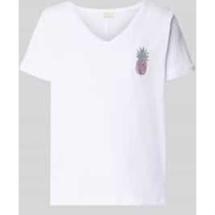 Regular fit T-shirt van puur katoen