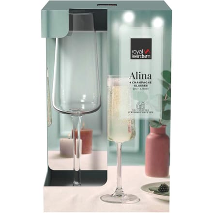 Champagneglas alina 20CL set 4