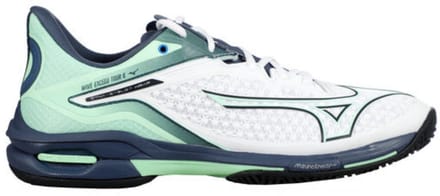 Mizuno Tennisschoen Padelschoen Wave Exceed Tour 6 CC Heren Wit Mint