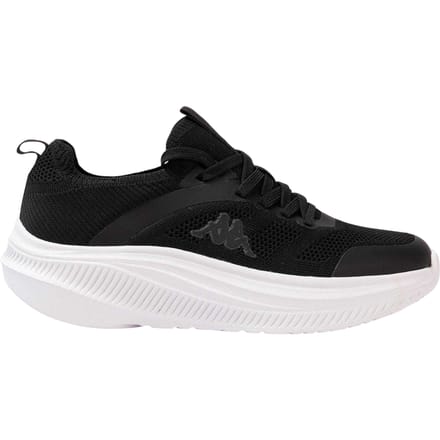 Kappa Heren Prati Gebreide Platform Trainers (Zwart, Wit)