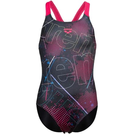 Arena G Galactics Swimsuit Swim Pro Back Black-Freakrose
