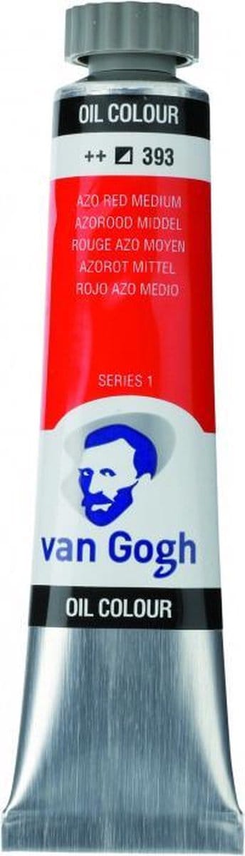 Olieverf - #393 Azorood Middel - van Gogh - 20ml