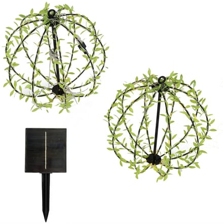 Set van 2 bladvormige zonnebollen D30CM FESTY BALL