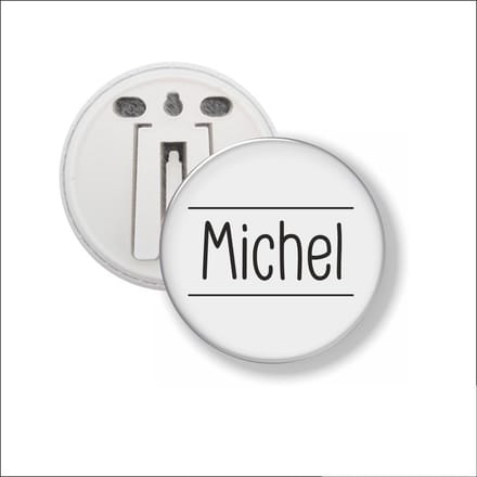 Button Met Clip 58 MM - Michel