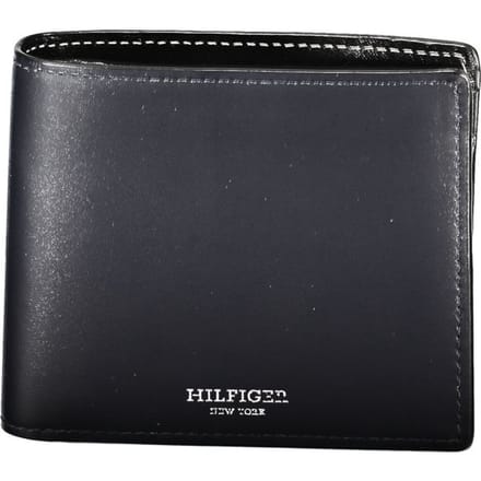 Tommy Hilfiger Blauwe Leren Portemonnee