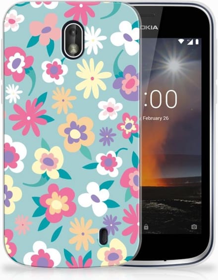 Nokia 1 TPU Case Flower Power