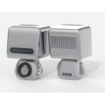Mobility on Board, Draadloze Bluetooth Luidspreker Robot Model, Zilveren