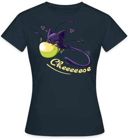 Miraculous Plagg Houdt Van Kaas Camembert T-Shirt Dames