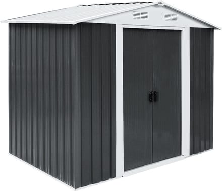 Tuinhuis Metaal – 2 Schuifdeuren Ventilatie 14,65 m³ - Antraciet