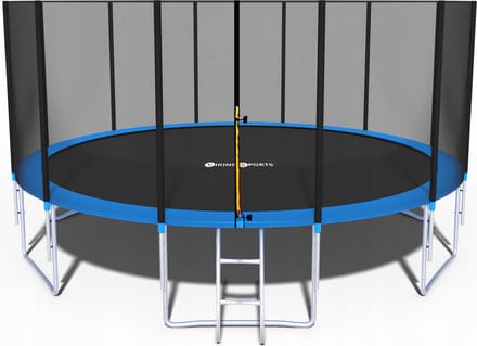 Viking Sports - Trampoline - met veiligheidsnet - 465 cm - blauw