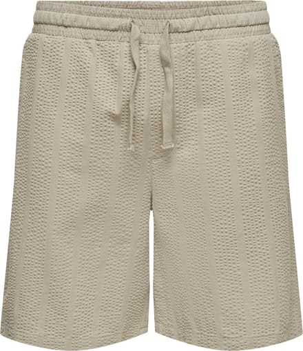ONLY&SONS - ONSCRUZ SEERSUCKER JOGGER SHORTS - Heren - Bermuda shorts