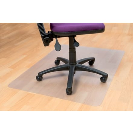 Vloerbeschermer / Bureaustoelmat PVC - Voor harde vloeren - 90x120cm