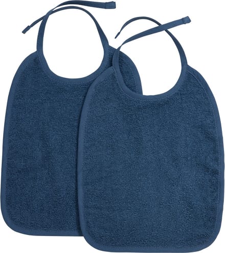 Meyco Slab met Striksluiting Badstof - Indigo - 2-Pack