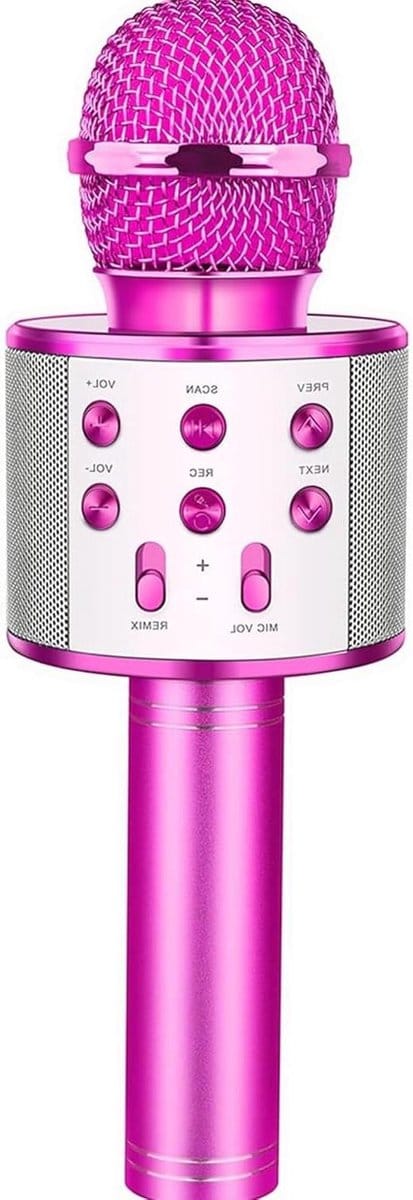 Karaoke Microfoon - Draagbare Zangbox - Muziek Maken - Vijf Stemvervormers - 2 Uur Opladen - Zwart