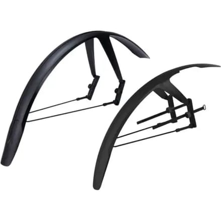 BBB Cycling Spatbord Set - DiscGuard Plus - Verstelbaar & Compatibel met Schijfremmen - Mountainbike & Racefiets - BFD-66S