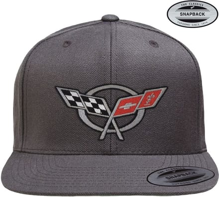 Corvette Cap C5 Flags Premium Snapback-pet GM-91-CORV9902-CB63
