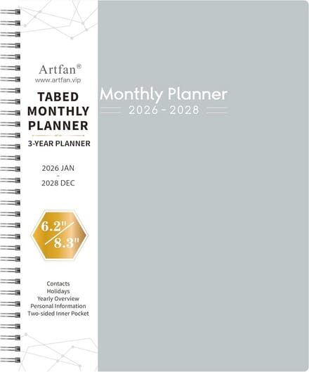 Maandplanner 2025-2028 - Een compleet en functioneel overzicht voor 3 jaar