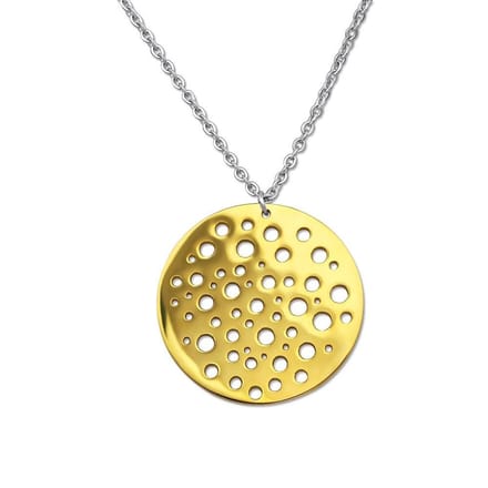 Montebello Ketting Aga - 316L Staal Verguld - ∅25mm - 46cm