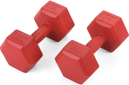 Gymtek® Halterset - 2x 3kg halters - Halterset voor krachttraining