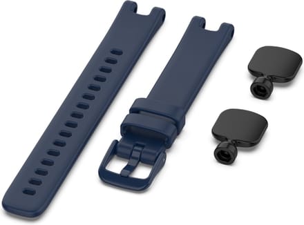 Siliconen bandje - geschikt voor Garmin Lily - donkerblauw