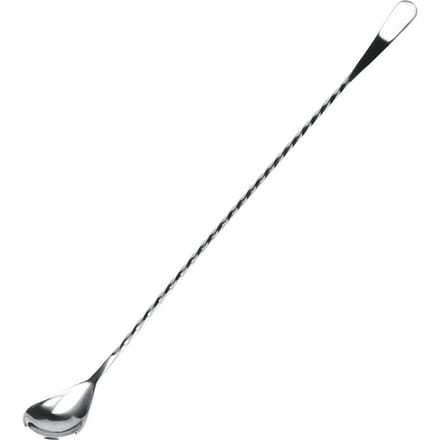 Roestvrijstalen Bar Cocktail Roerlepel Met Vork Mixen Drank Puddler Mixer white
