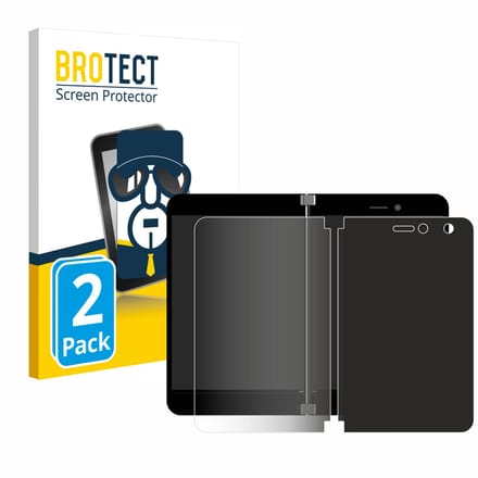 BROTECT - privacy screenprotector voor Microsoft Surface Duo - Folie Beschermfolie Blauwlichtfilter 2 Stuks