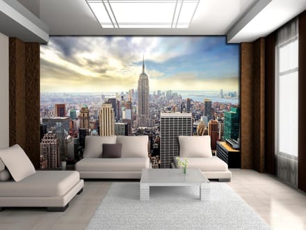 City Skyline Empire State New York Photo Wallcovering
