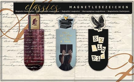 Magnetische Boekenlegger - Set van 3 - Classics - Boekenlegger