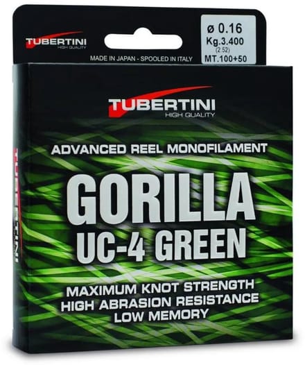 Tubertini Uc4 Monofilament 150 M Groen 0.104 mm