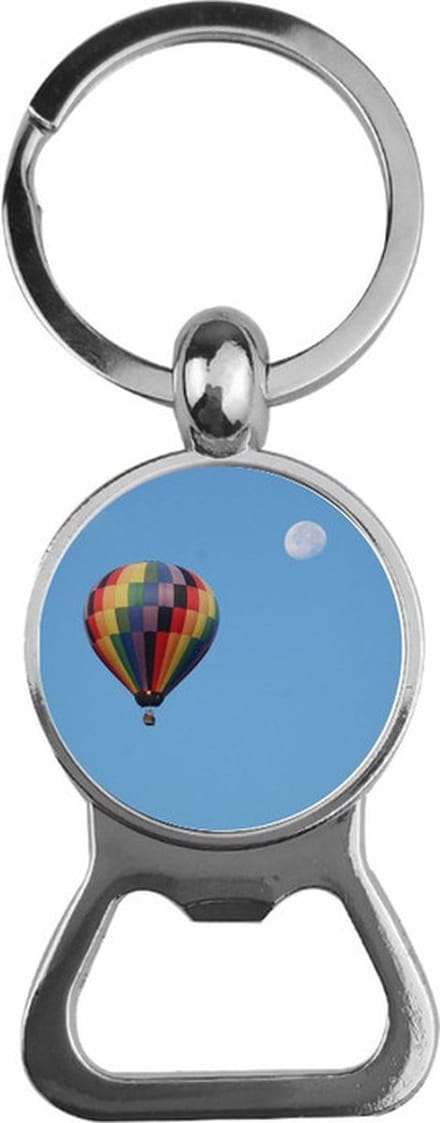 Bieropener Glas - Luchtballon / Maan
