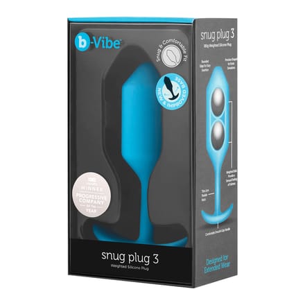 B-Vibe - Snug Butt Plug 3 Blauw