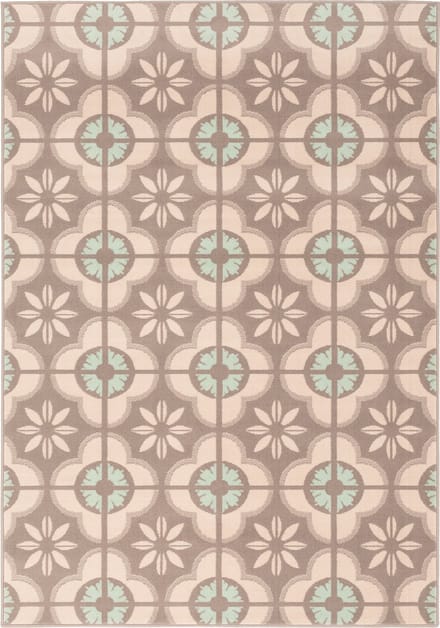Pergamon Vloerkleed Designer Samba Moderne Tegellook