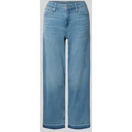 straight fit jeans van katoenmix model 'KAROLIN'