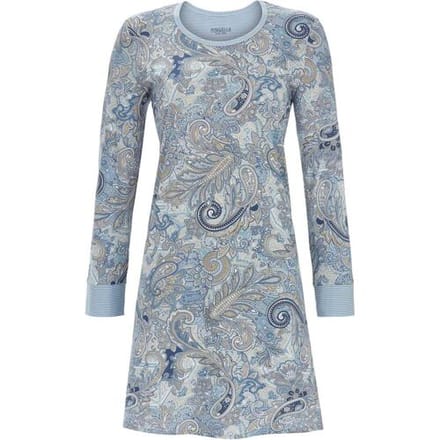Ringella nachthemd paisley blauw Blauw vrouw 46