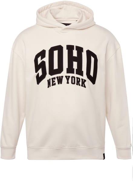 STHUGE - Heren - Hoodie oversized capuchon SOHO - Zand - Maat L