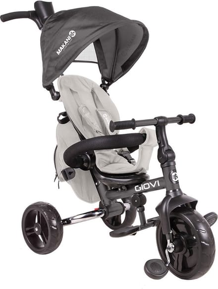 Kikkaboo Makani Giovi 2022 Driewielige Kinderwagen Zilver