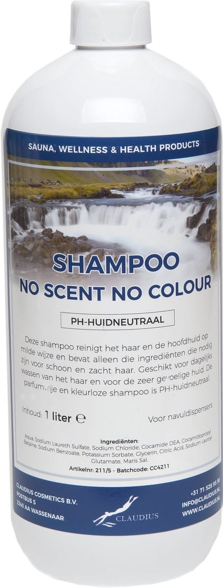 Shampoo No Scent No Colour - 1 Liter - Haarverzorging