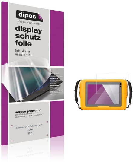 dipos – 2x Beschermfolie geschikt voor Fluke 832 | Krasbestendige & heldere Screenprotector Ultra-Thin