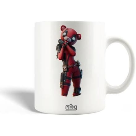 Mug en Céramique - Fortnite - Deadpool - 30cl - Compatible Lave-Vaisselle - Blanc
