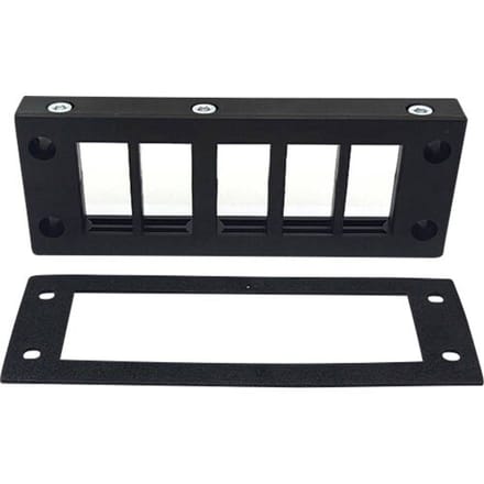 TRU COMPONENTS DVK 24/10 Kabelinvoeringsplaat Klem-Ø (max.) 16 mm Polyamide Zwart 1 stuk(s)