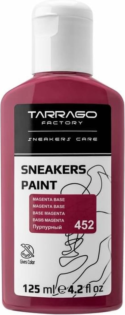 Tarrago sneakers paint - 452 - magenta base - 125ml