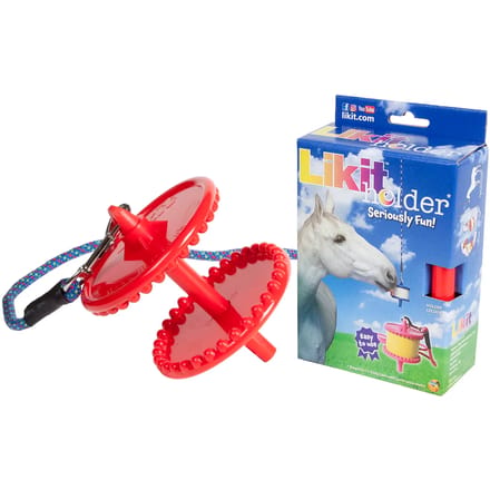 Likit Liksteenhouder Paard met Touw - Rood